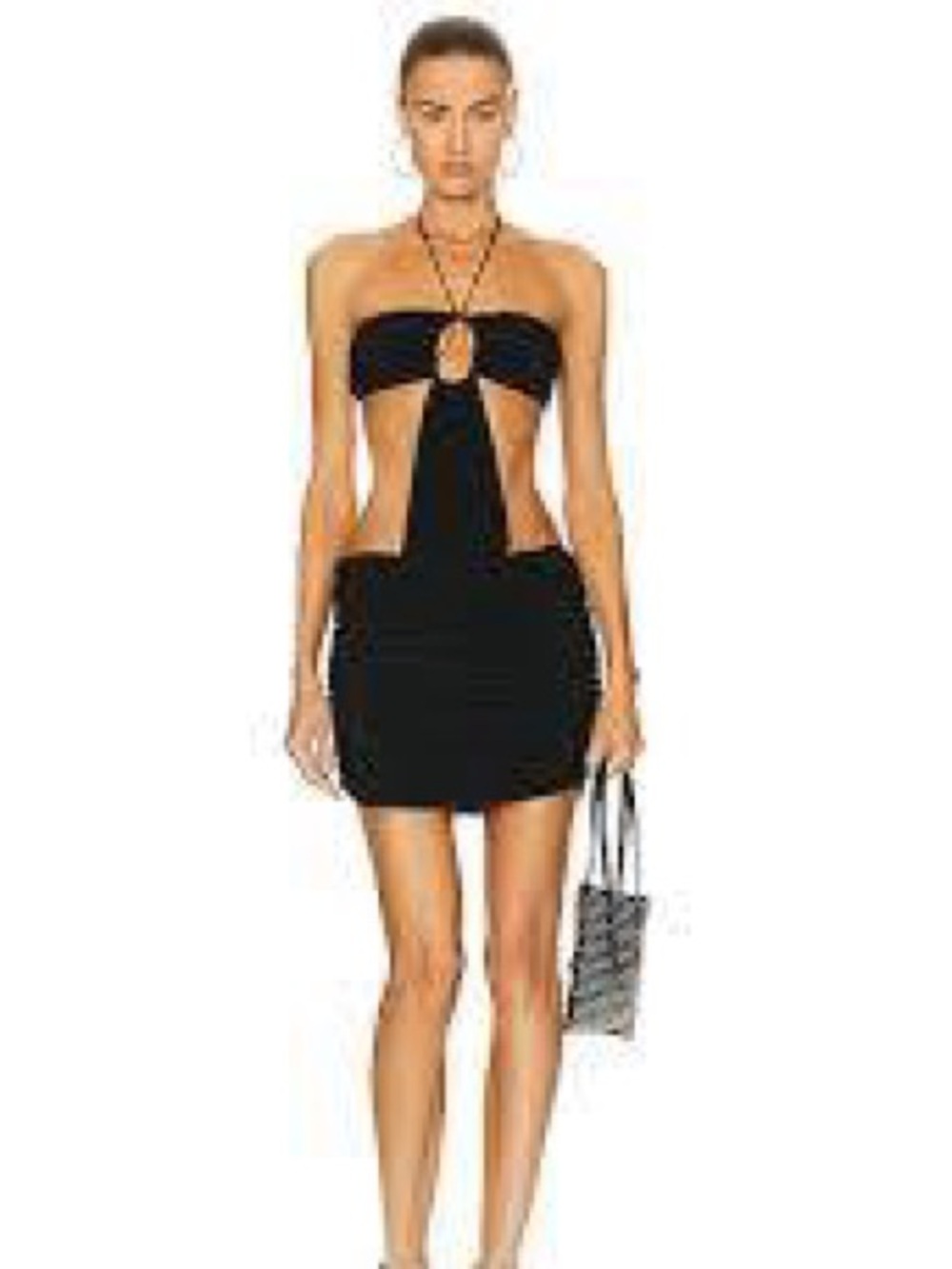 NORMA KAMALI
Jason Bill cutout stretch-jersey mini dress